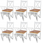 S&ouml;&ouml;gitoolid 6 tk, valge, m&auml;nnipuit