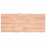 Lauaplaat, helepruun, 140 x 60 x (2-4) cm, t&ouml;&ouml;deldud t&auml;ispuit