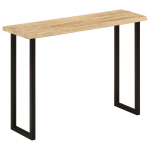 Konsoollaud naturaalsete servadega, 105 x 33 x 76 cm, mangopuit
