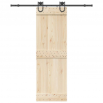 Liugukse tarvikute komplekt 183 cm terasest, must