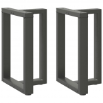 S&ouml;&ouml;gilaua jalad, t-kujulised, 2 tk, antratsiithall, 60 x 35 x (72-73) cm, teras