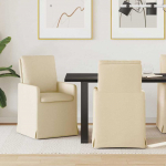 S&ouml;&ouml;gitoa toolid 2 pcs cream 57 x 67 x 98 cm kangas