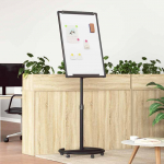 Magnetiline valge tahvel valge ja must 62 x 62 x 195 cm eps