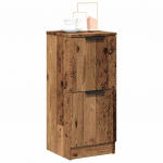 Puhvetkapid 2 tk vana puit 30x30x70 cm engineered wood