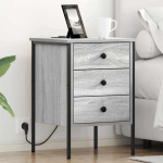 &Ouml;&ouml;lambi kapp 2 pcs hall sonoma 42 x 41 x 61 cm tehispuit