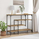 Konsoollaud riiuliga ladustamisega k&auml;sit&ouml;&ouml;tamm 100 x 35 x 75 cm