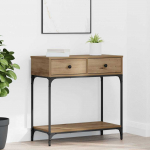 Konsoollaud sahtliga k&auml;sit&ouml;&ouml;tamm 75 x 34.5 x 75 cm tehispuit