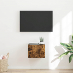 Tv seina kapp suitsetatud tamm 60 x 31 x 29.5 cm tehispuit