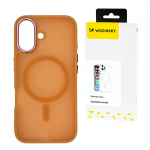 Wozinsky Fashion Case MagSafe for Samsung Galaxy S25 - orange