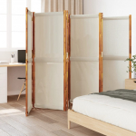 6 paneeliga sirm, helehall, 420x180 cm