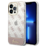 Guess GUHCP14LHG4MHP iPhone 14 Pro 6.1 "pink / pink hardcase 4G Pattern Script