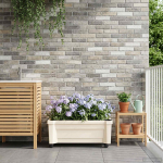 Calypso pott ratastega valge 79 x 35 x 33 cm pp
