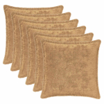 Diivanipadi 6 tk houten pruunikashall 50 x 50 cm vale k&uuml;&uuml;liku