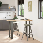 Baarilaua jalad u-kujulised 2 tk, antratsiithall, 60 x (100-101) cm, teras