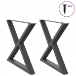 S&ouml;&ouml;gilaua jalad 2 tk, antratsiithall, 90 x (72-73,3) cm, teras