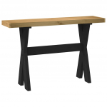 Konsoollaud noain x-kujulised jalad 120x30x75 cm