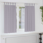 Kardinad r&otilde;ngastega 2 pcs metallhall 175 x 140 cm pol&uuml;ester