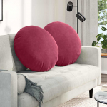 Istumispatjad 2 pcs veinpunane &oslash; 40 x 13 cm samet
