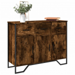 Puhvetkapp, suitsutatud tamm, 97x32,5x74,5 cm, tehispuit