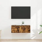 Tv seina kapp 2 pcs suitsetatud tamm 60 x 31 x 29.5 cm