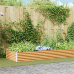 K&otilde;rgendatud aia taimelava 775 x 100 x 36 cm tsinkteras