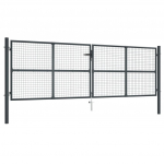 V&otilde;rgust aiav&auml;rav, tsingitud teras, 400 x 125 cm, hall