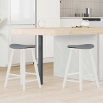 S&ouml;&ouml;gitoa toolid 2 pcs valge 46 x 37 x 63 cm paks kautsukipuit