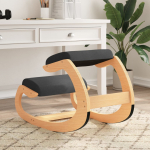 P&otilde;lvitustool, must, 55 x 84 x 55 cm, kasevineer