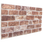 Seinapaneelid 10 pcs pruun 100 x 50 cm eps vaht