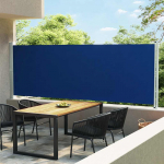 Lahtit&otilde;mmatav terrassi k&uuml;lgsein, 600 x 160 cm, sinine