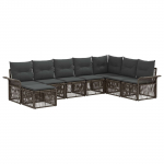 Aia diivanikomplekt 8 pcs hall pol&uuml;rotang
