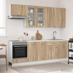 K&ouml;&ouml;k &uuml;ksus lyon 8 pcs sonoma tamm tehispuit