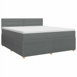 Vedruvoodi madratsiga peaga tumehall 140 x 190 cm kangas
