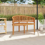 Kaarjas aiapink 120 cm, tiikpuu