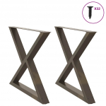 S&ouml;&ouml;gilaua jalad 2 tk, naturaalne teras, 90 x (72&ndash;73,3) cm, teras