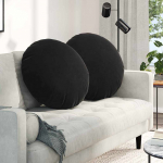 Istumispatjad 2 pcs must &oslash; 40 x 13 cm samet