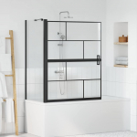 Vanni du&scaron;iekraan must ja l&auml;bipaistev 116 x 68 x 128 cm