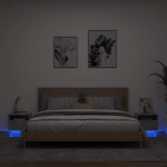 &Ouml;&ouml;kapid led-tuledega 2 tk, betoonhall, 40 x 39 x 37 cm