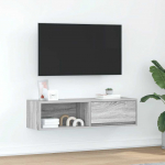 Telerikapp, hall sonoma, 100x31x25,5 cm, tehispuit