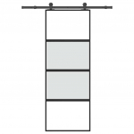 L&uuml;kanduks koos riistvara komplektiga 76x205 cm karastatud klaas