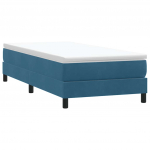 Box vedruvoodi ilma madratsita tumesinine 80x210 cm samet
