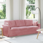 Diivan roosa 228 x 78 x 80 cm samet