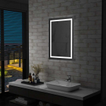 Vannitoa led-seinapeegel puutetundliku anduriga 60 x 80 cm
