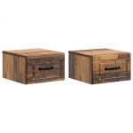 Seinale kinnitatav &ouml;&ouml;tis 2 pcs vana puit 34,5 x 33 x 20 cm
