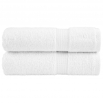Premium-klassi k&auml;ter&auml;tikud solund 2 tk valged 50 x 100 cm 600 g/m&sup2;