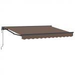 Kokkuvolditav varikatus pruunikashall 3 x 2,5 m