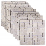 Mosaiik tellised kreemjas 30 x 30 cm marmor