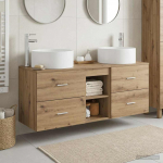 Vannitoa m&ouml;&ouml;bleset 3 tk artisan tamm 49,5 x 44,5 x 65,5 cm