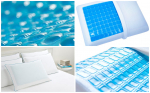 QMED orthopaedic pillow with cooling gel - shape memory (COMFORT GEL PILLOW)