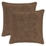Diivanipadi 2 tk houten helepruun 40 x 40 cm vale k&uuml;&uuml;liku